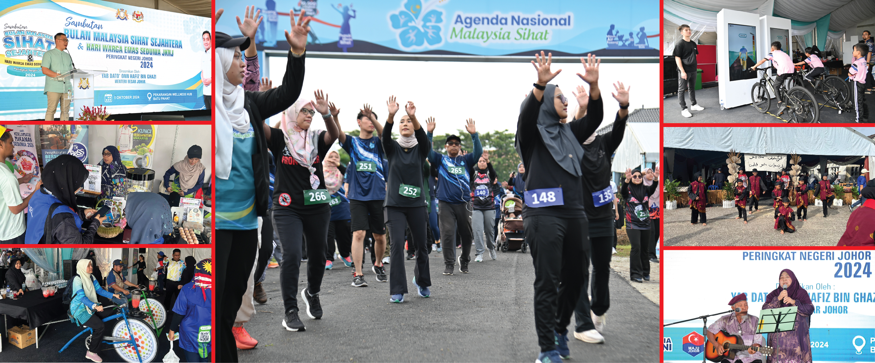 Sambutan Bulan Malaysia Sihat Sejahtera & Hari Warga Emas Sedunia JKNK Peringkat Negeri Johor