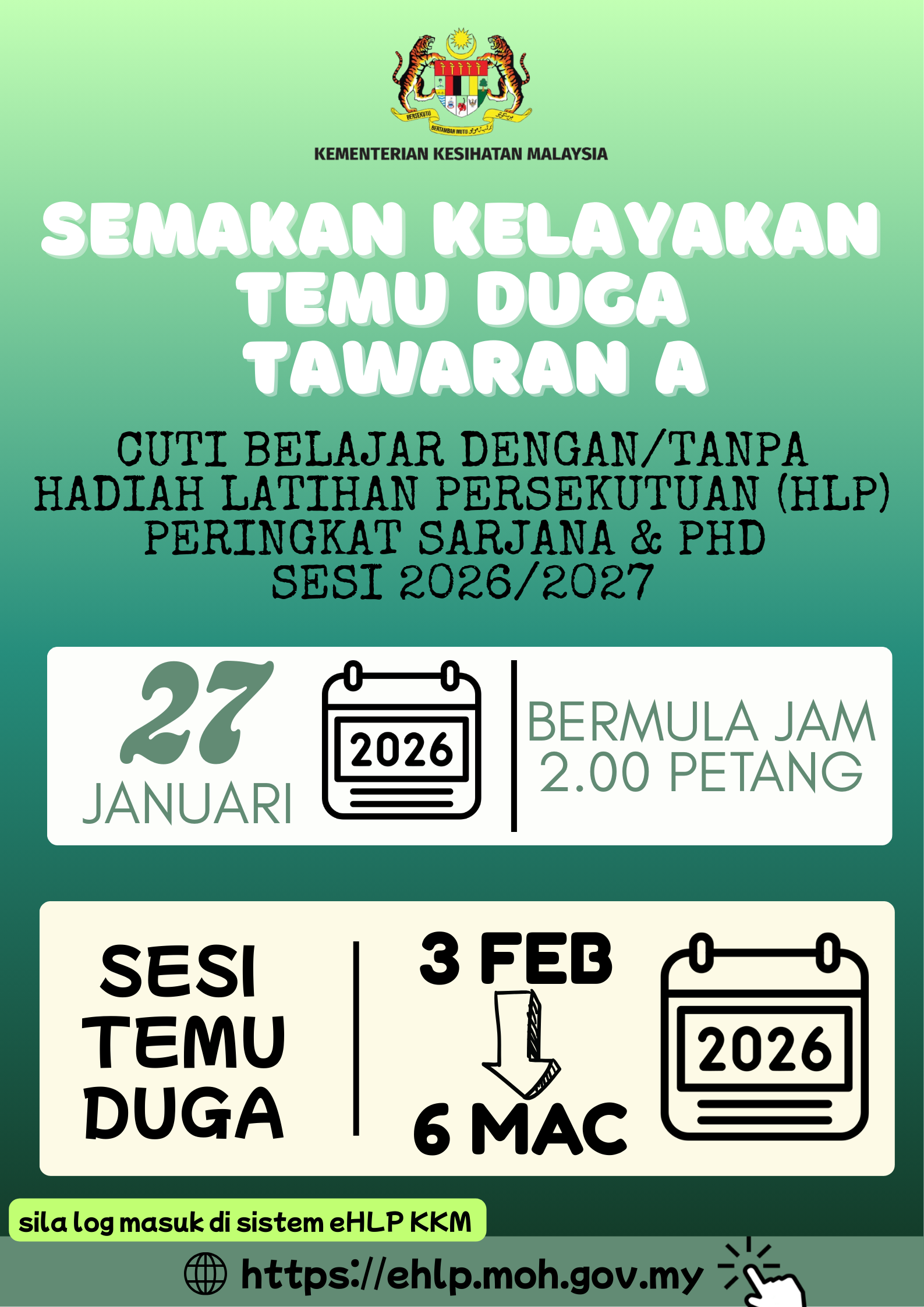 SEMAKAN KELAYAKAN TEMU DUGA TAWARAN A V2